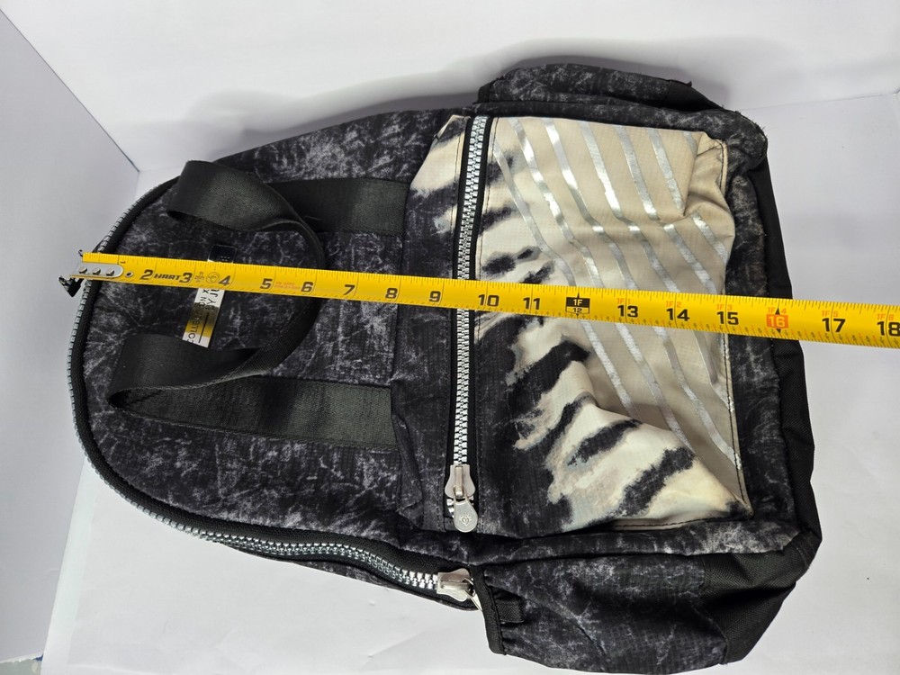Justice Collection X Tie Dye Black White Silver Backpack