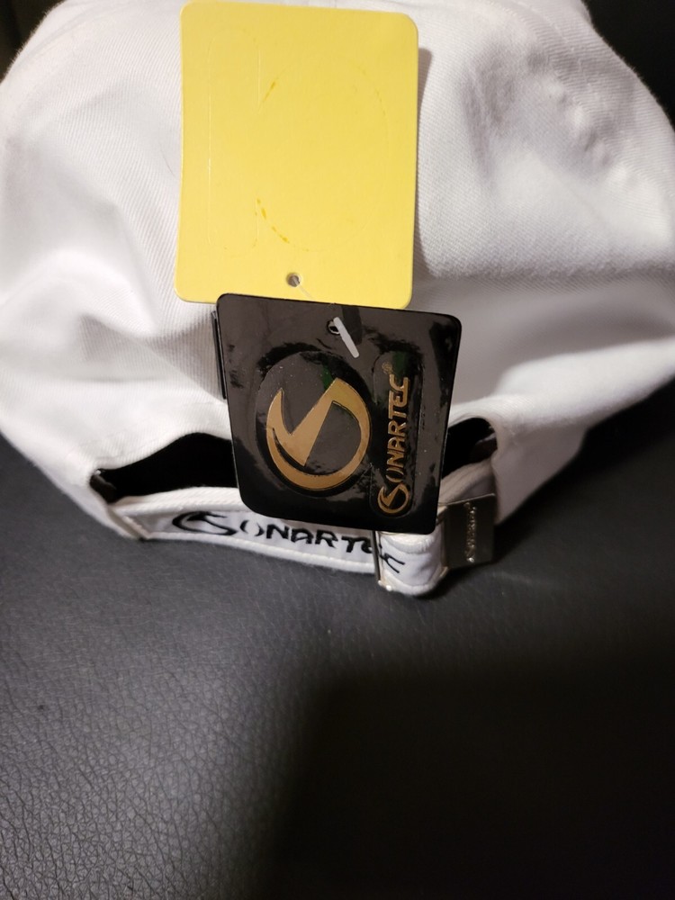 Conartec Golf Adjustable hat White/Black Embroidery