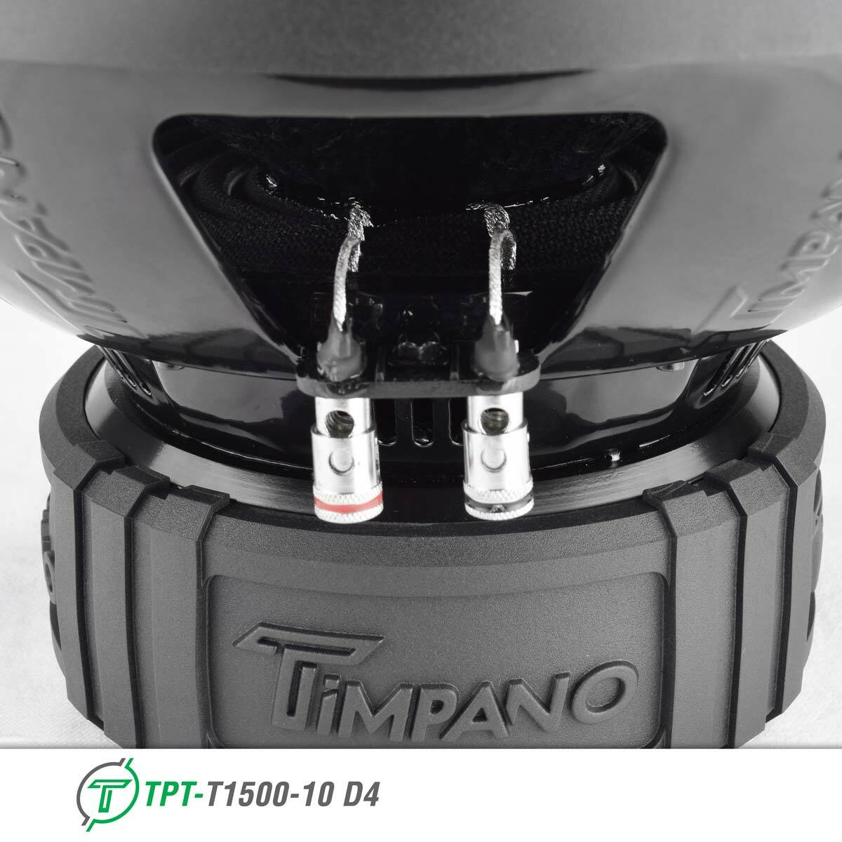 2x Timpano 10" Car Audio Subwoofer 1500 Watts T1500-10 Dual 4 Ohms Daily Banger