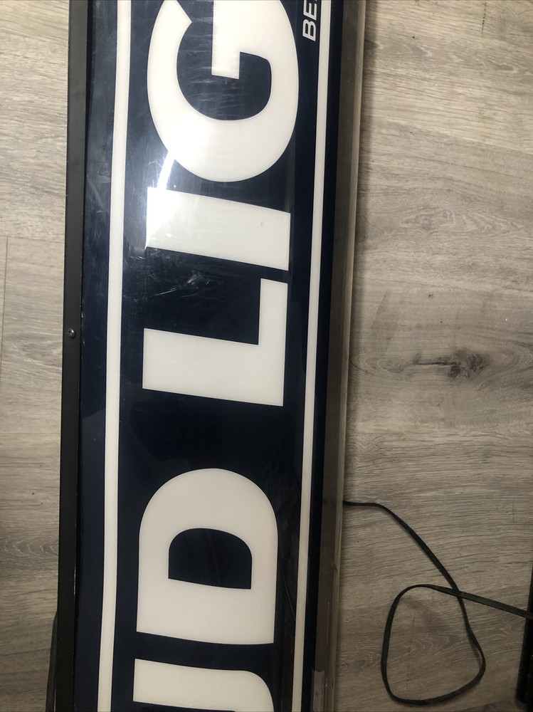 Vintage 1980s Bud Light Pool Table Light