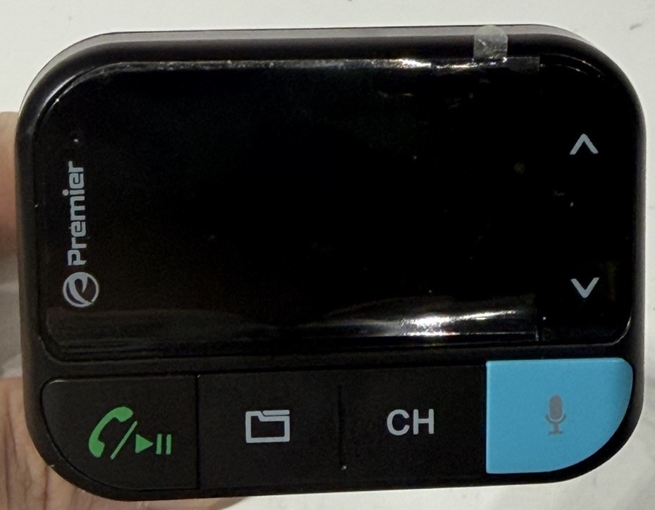 Premier Intelligent Voice Command Bluetooth FM Transmitter Hands-Free + 3 Port