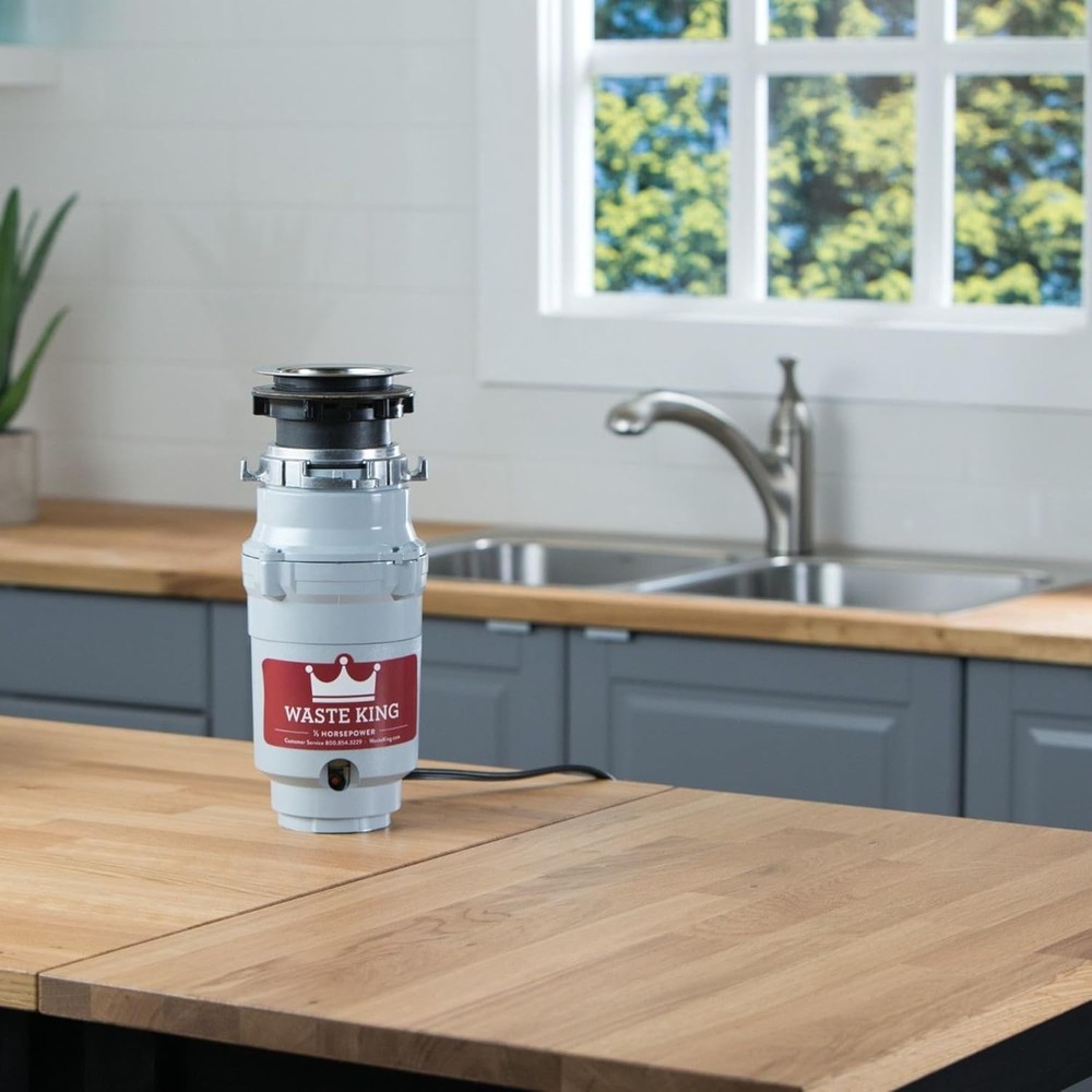 High-Speed 1/2 HP Continuous Feed Garbage Disposal – Easy Installation Included