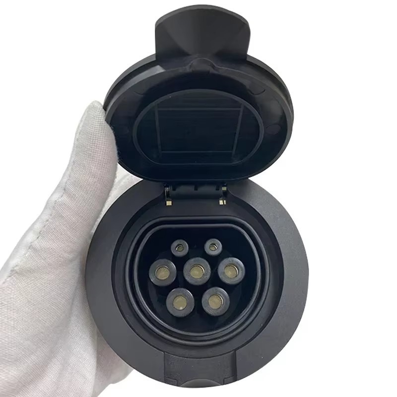Type 2 Female EV Socket Replacement (station side), 32A 415V 22kW Three Phase