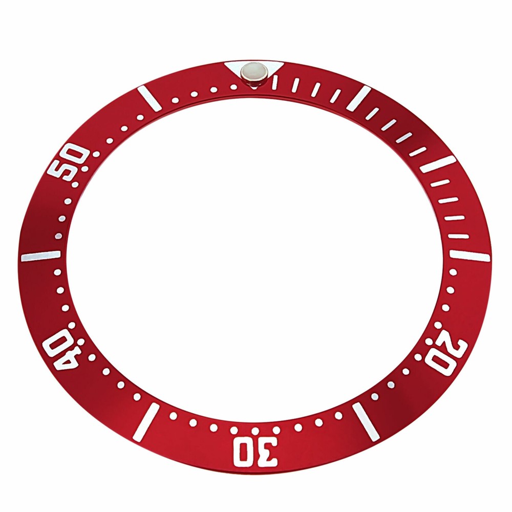 BEZEL INSERT FOR OMEGA SEAMASTER WATCH MIDSIZE RED TOP QUALITY