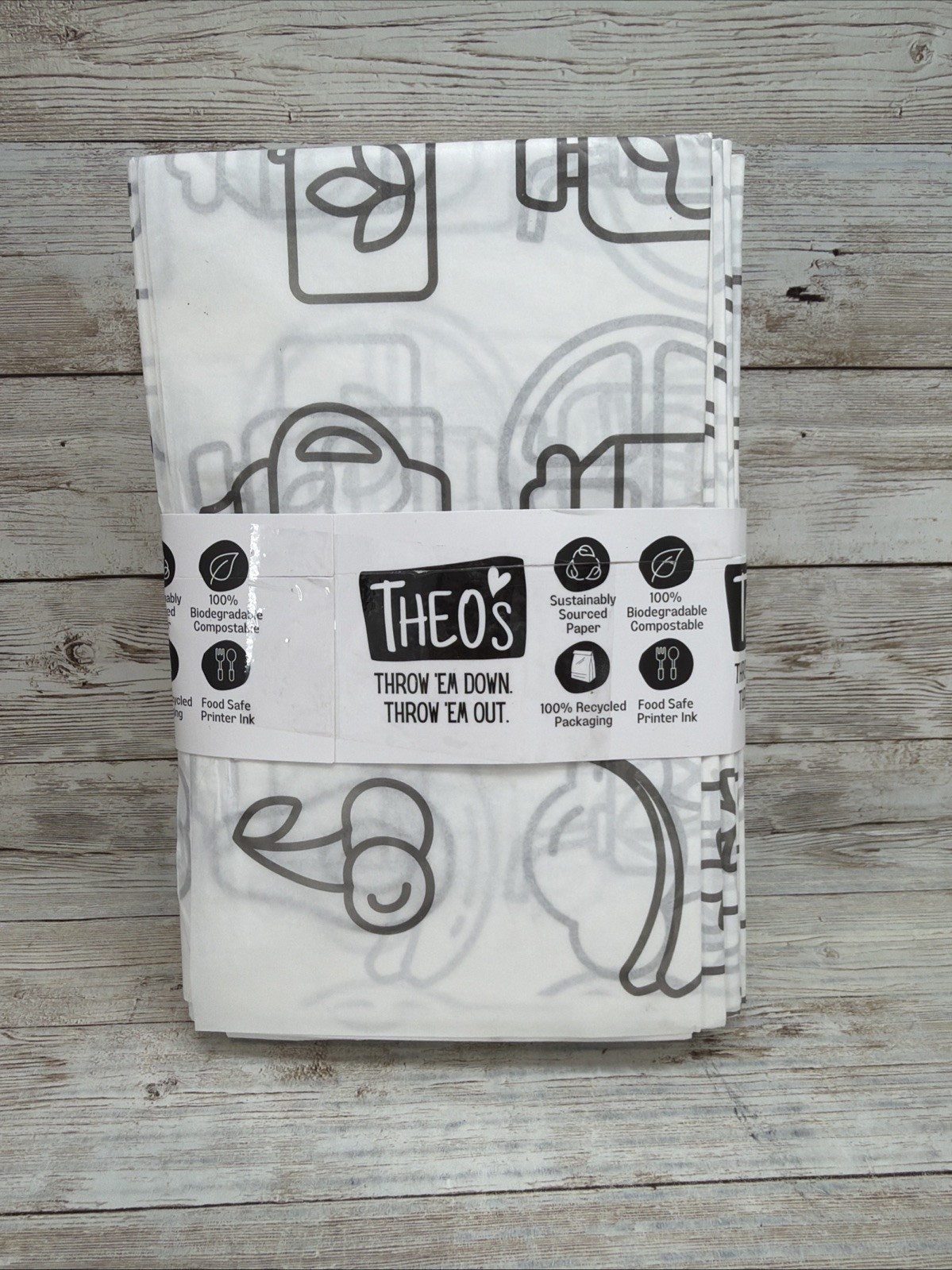 THEO'S Disposable Splat Mats *30 Pack* Biodegradable + Compostable Size: 47"X29"