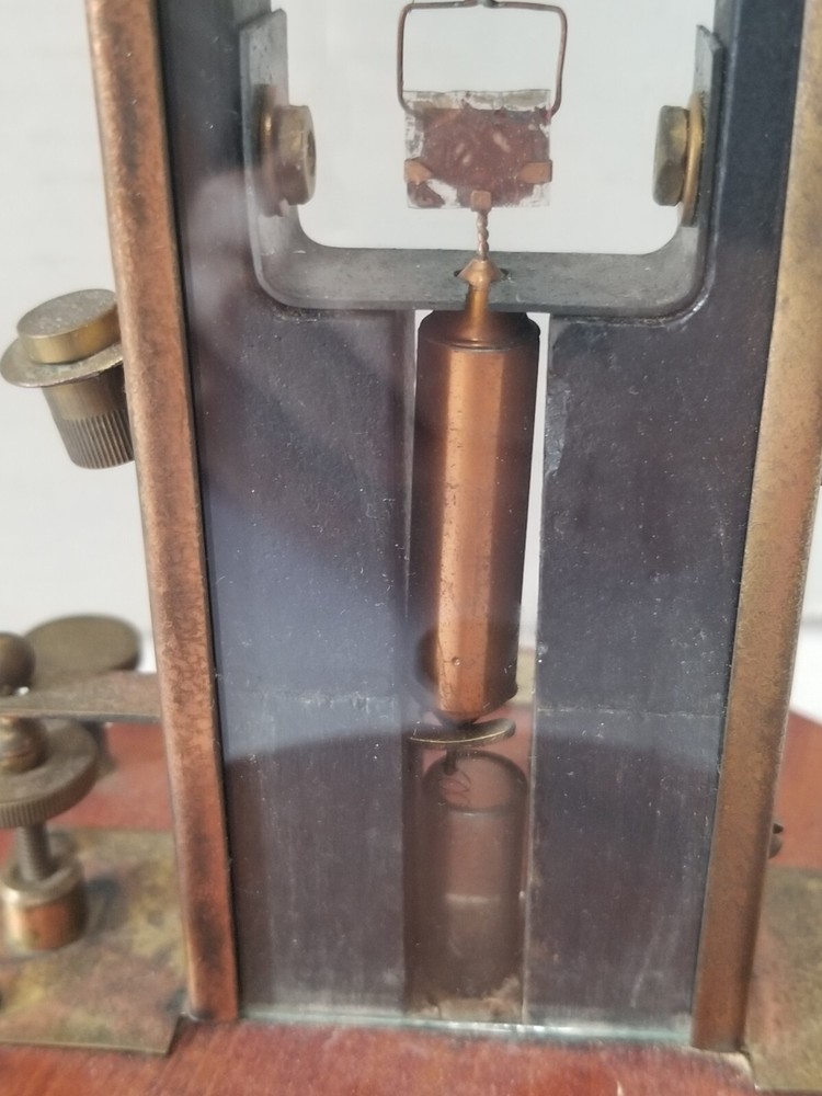 Antique Measuring Instrument L.E. Knott Apparatus Co. Galvanometer