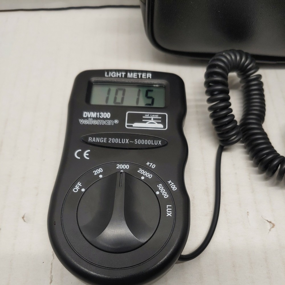 Velleman DVM1300 DIGITAL LIGHT METER W/Case