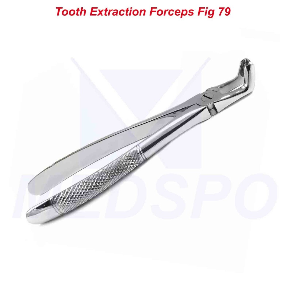 Surgical Fig 79 Tooth Extraction Forceps Dental Lower Wisdom Extracting Tools CE