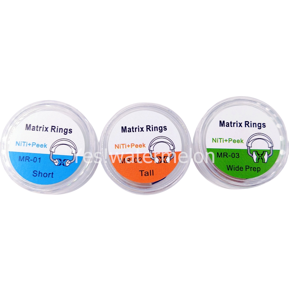 Dental Matrix Bands Ring Sectional Matrice Clamp Fit Garrison Palodent V3 System