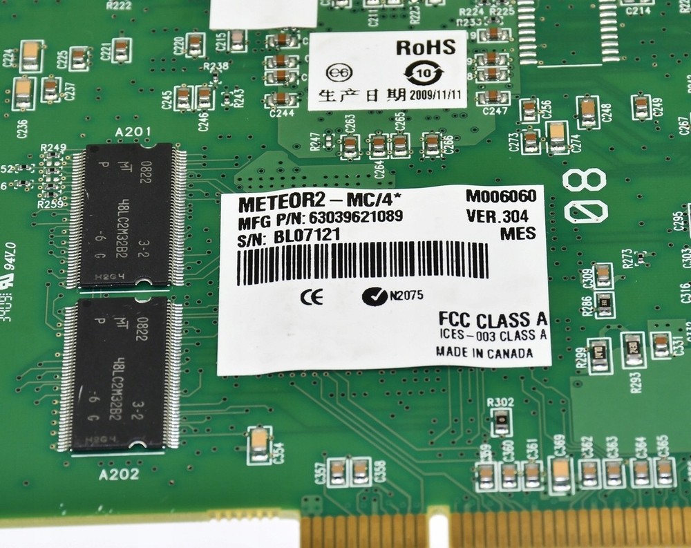 Matrox METEOR2-MC/4 Ver 304 Catch Card 1pc