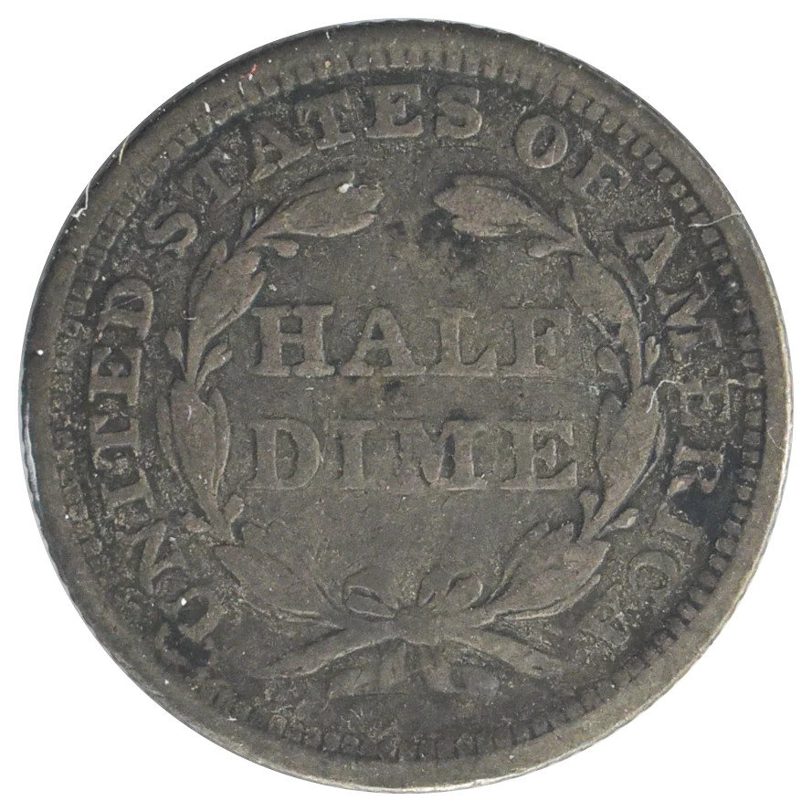 1857 Liberty Seated Half Dime (Fine)