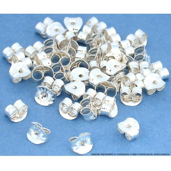 50 Sterling Silver Earring Backs