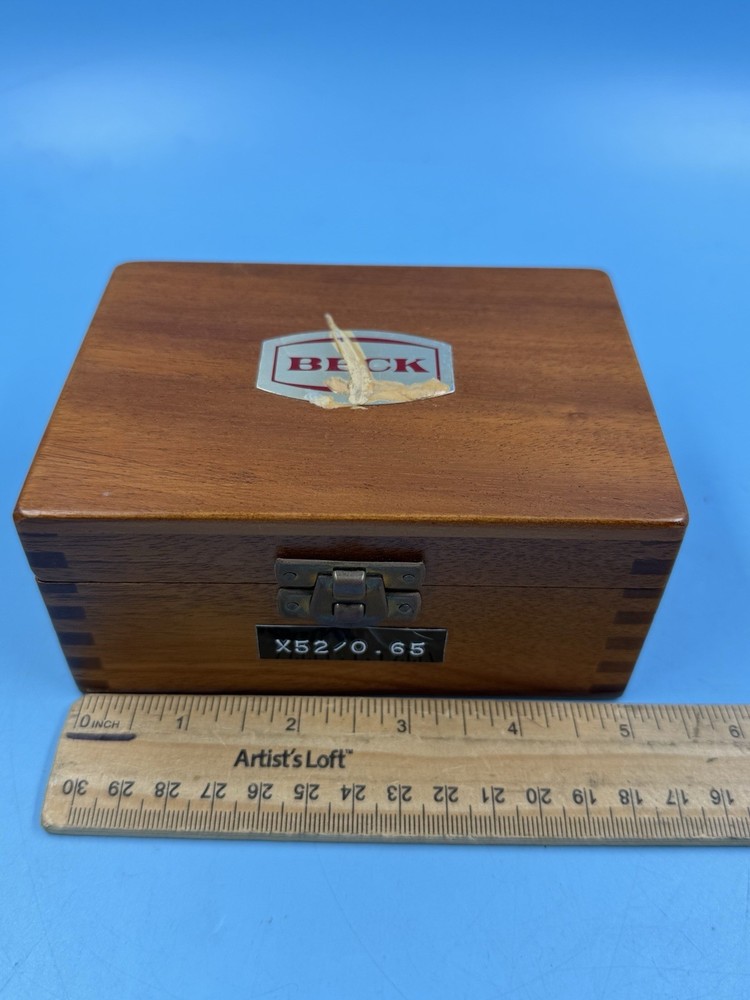 Vintage Beck Reflecting Microscope Objective Lens Box