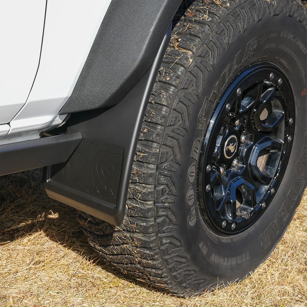 IAG Trail Shield Adjustable Mud Flaps for Ford Bronco 2021+ (Front & Rear Set)