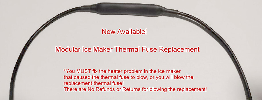 Ice maker Inline Thermal Fuse for harness for Modular icemakers