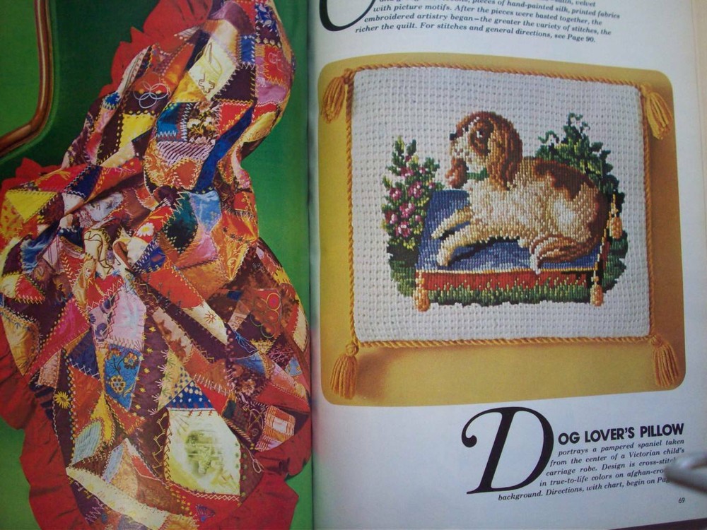 VTG McCall's Needlework & Embroidery Encyclopedia stitches techniques patterns
