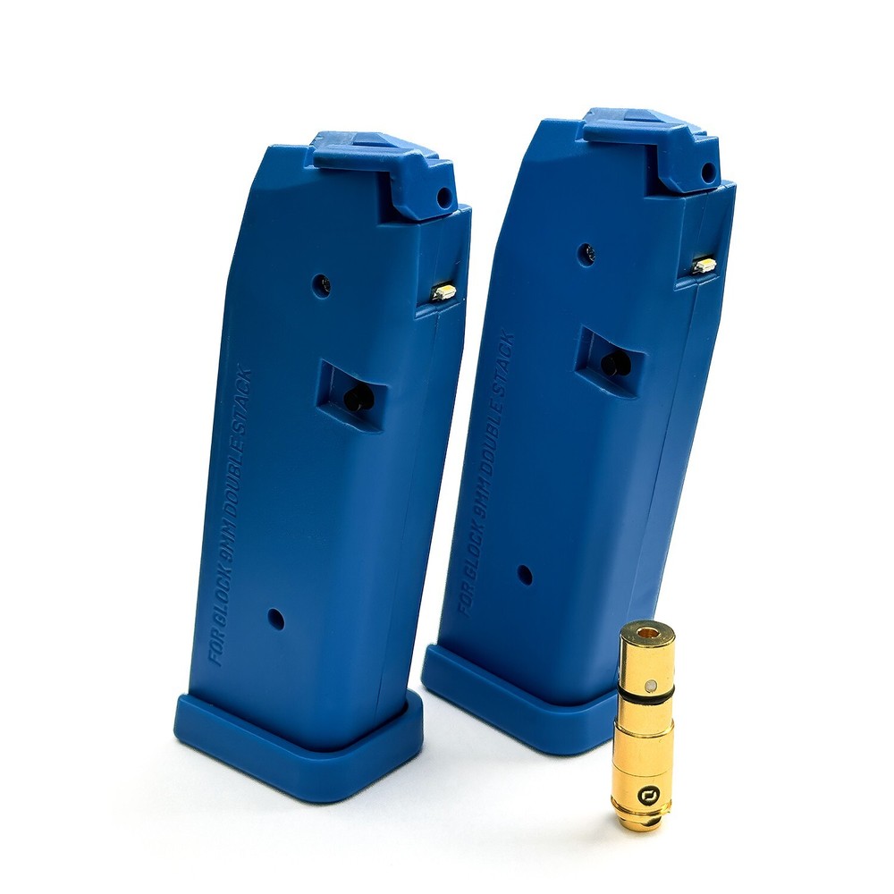 BLUEOPS Smart Dry Fire Training Magazine & Laser for Glock Double Stack 9mm