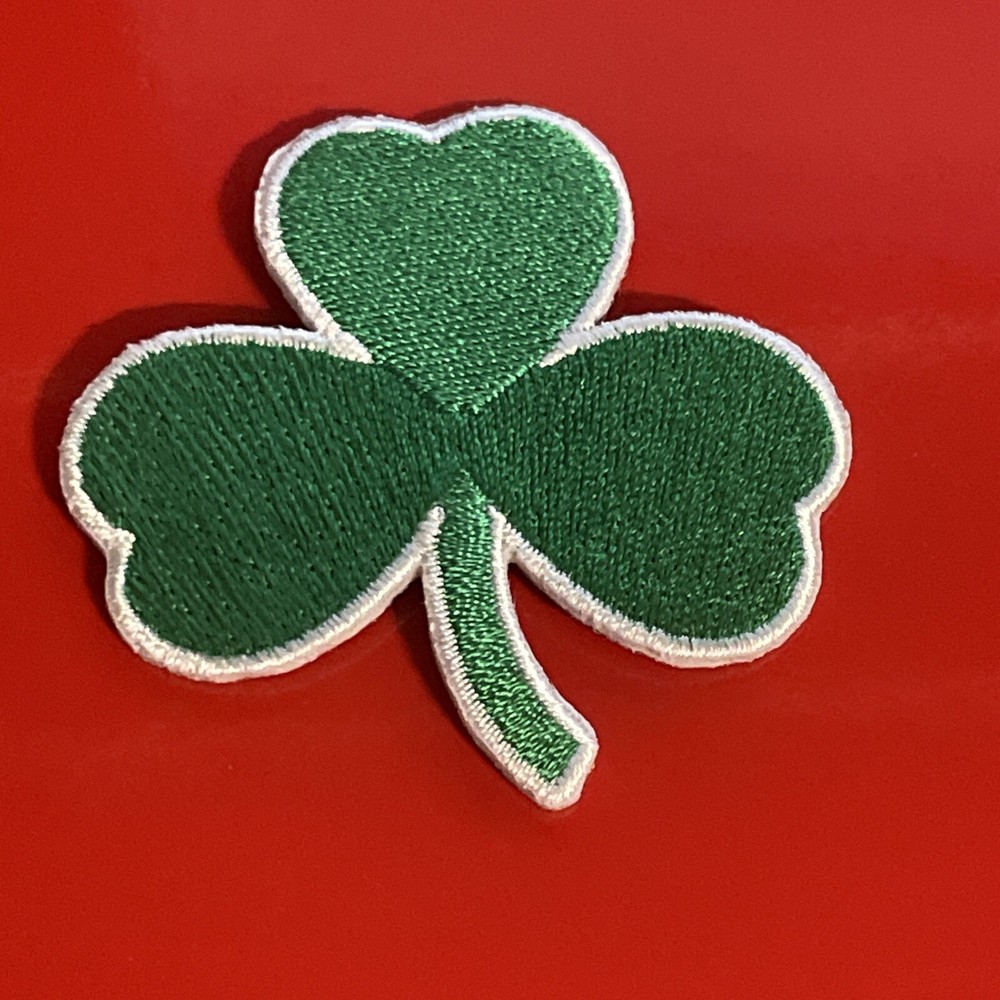 Boston Celtics Shamrock Patch - Embroidered 2” Iron On - NBA