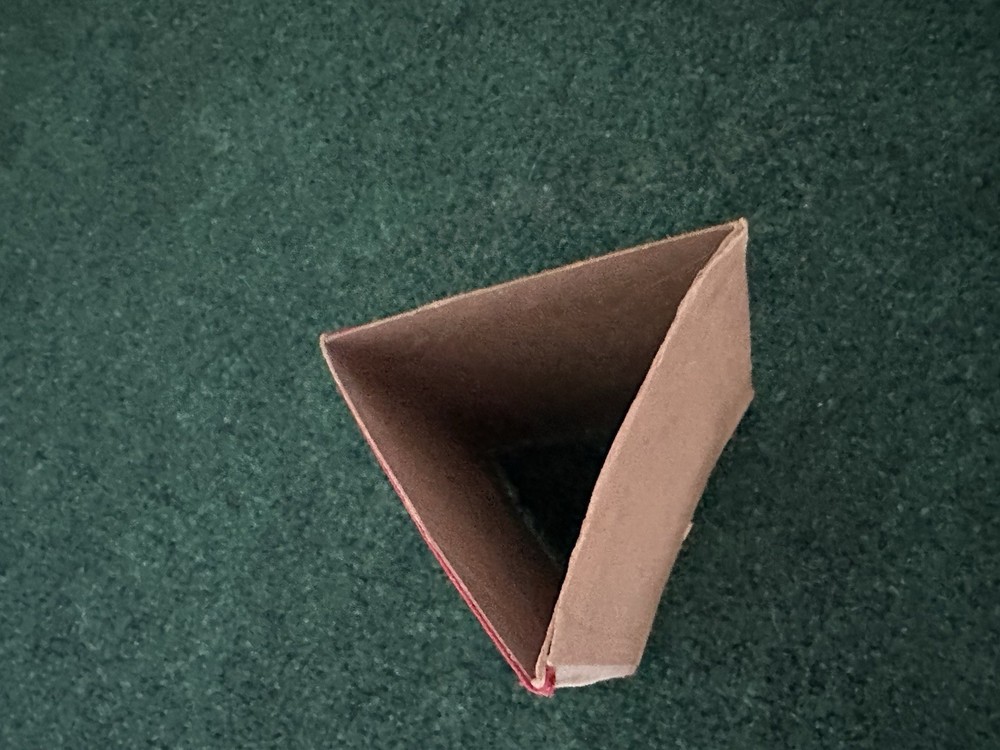 WWII US Army Infantry Co. Placard Cloth & Cardboard 5 x 4" Foldable, Scarce