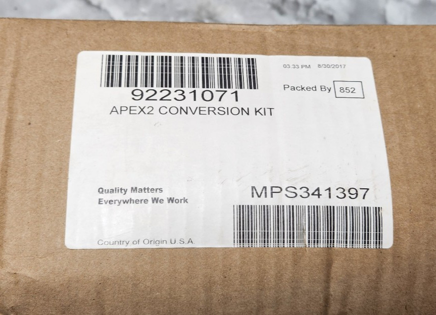 ECOLAB Apex 2 Conversion Kit  92231071 Complete New