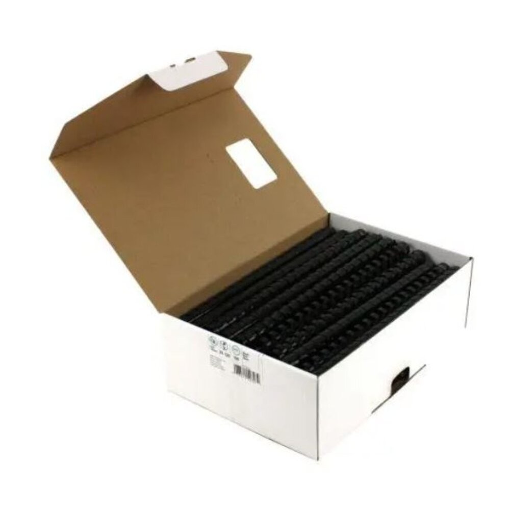 5/8" Black Plastic Binding Combs (100 Pack)