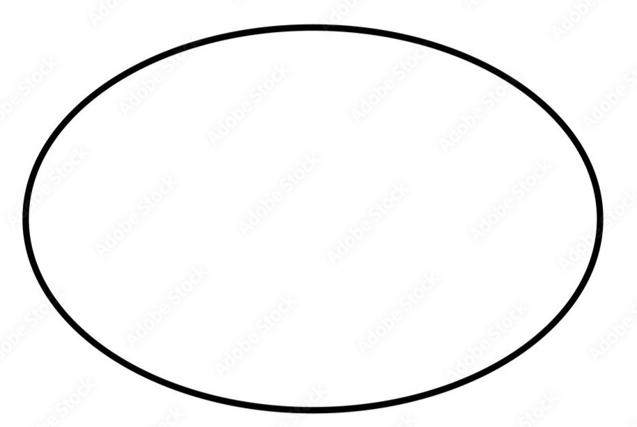 Oval Clay Cutter Shape Set ~ Polymer Crafting Tool ~ Stackable Outline