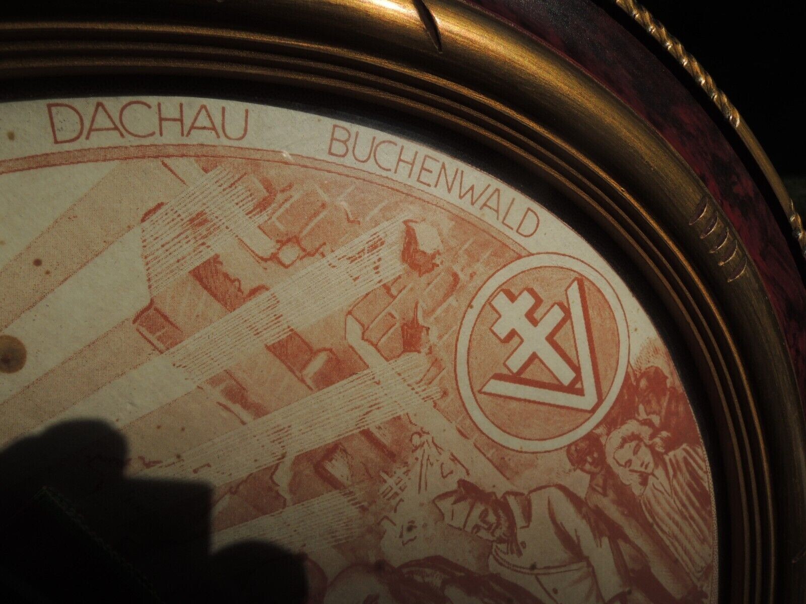 French commemorative certificate contraction camp Stalag VIII A 1939-45 military