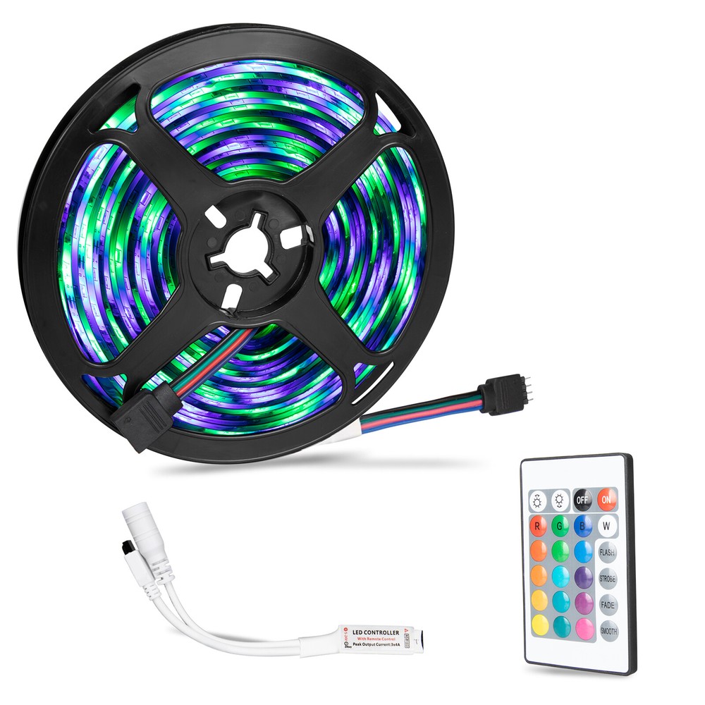 16.4Ft Billiard pool table decorative RGB Lights Remote Control light strip