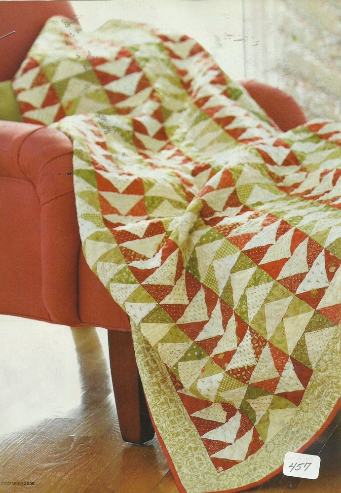 K0457 FLY AWAY HOME QUILT  PATTERN/INSTRUCTIONS