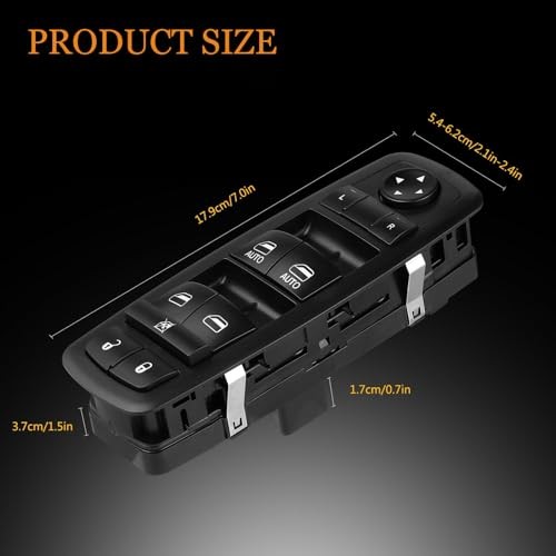 Driver Side Power Master Control Compatible with Dodge Ram 2009-2012 1500 2500