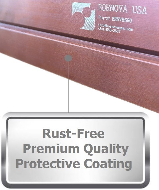 NEW 12" Press Brake Die 2.36" square. V Openings: 0.25", 0.63", 1.38" and 1.97"