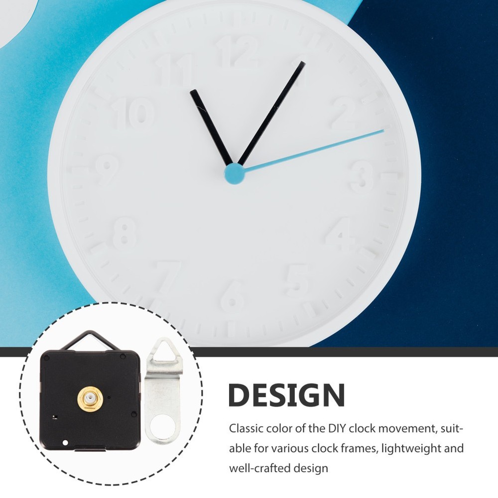 Pendulum Clock Mechanism Replacement Black Quartz Wall Clock Movement Part