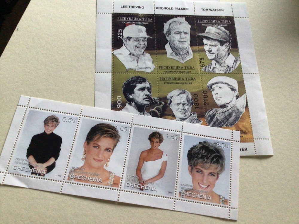 Famous Faces Personalities Stars stamp sheets Ref R49353