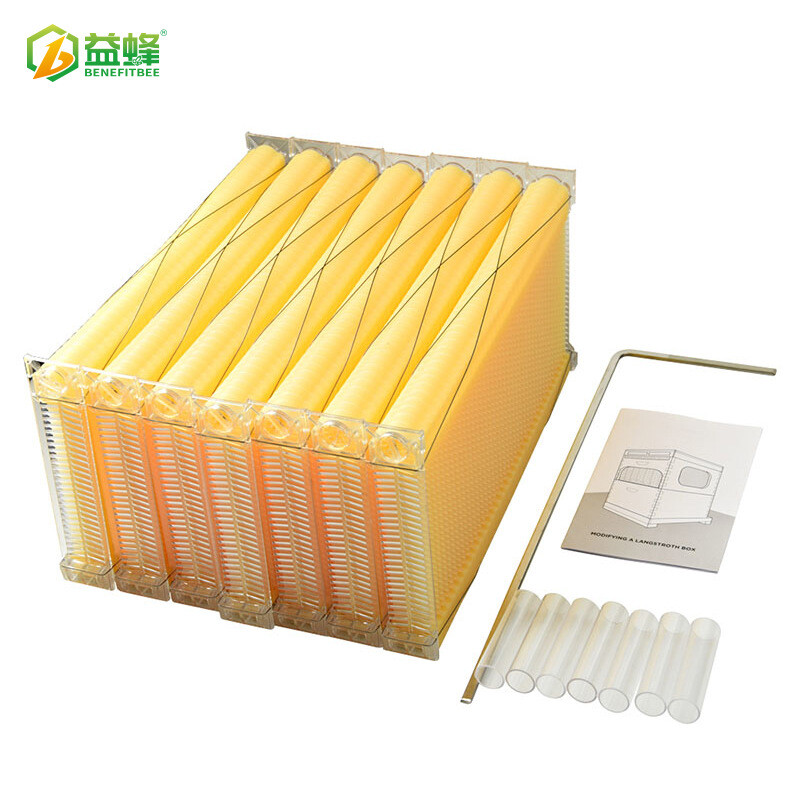 7 Auto Flow Honey Hive Beehive Frames for Auto Cedarwood Beekeeping Brood Boxes