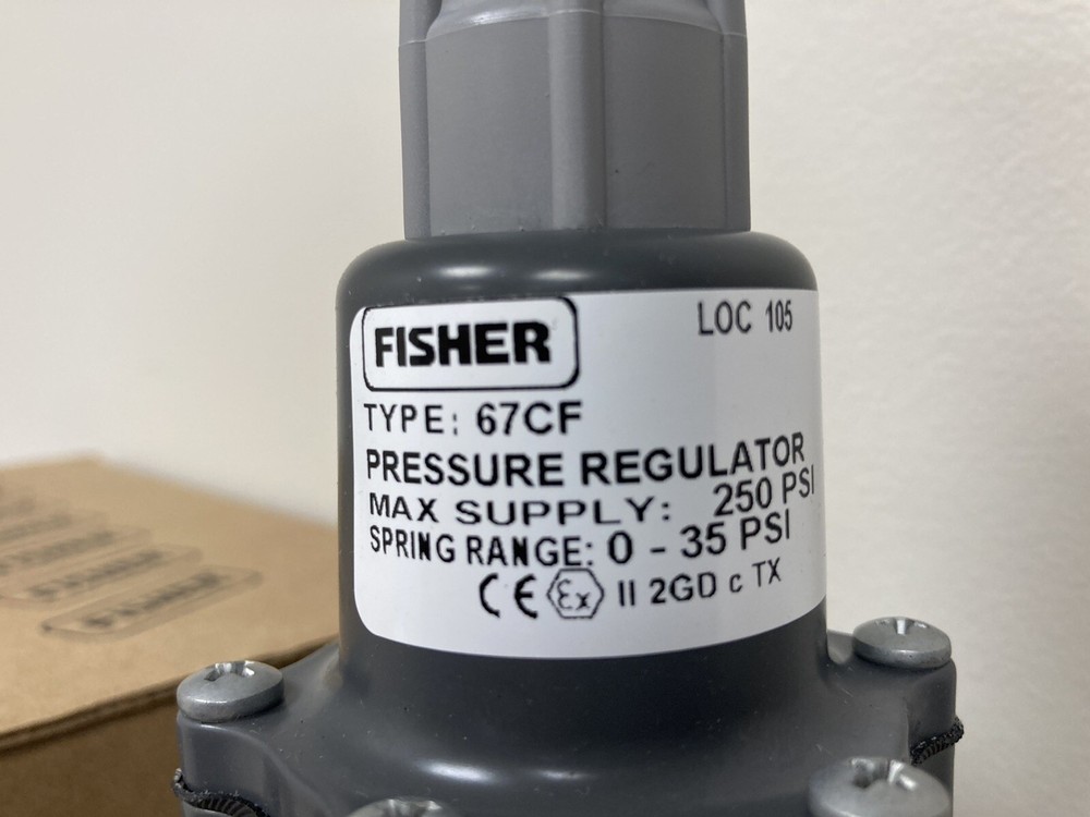 Fisher 67CF-1663 Pneumatic Regulator 250psi 0-35psi