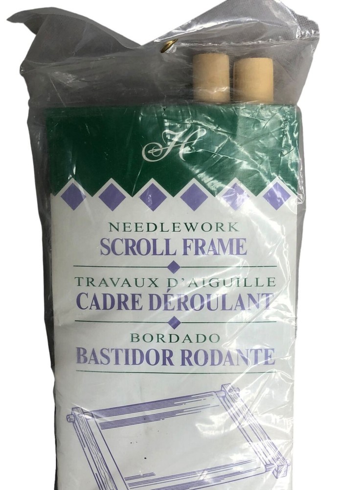 Flex-Lap Needlework Scroll Frame 6" X 12" #H612 Hardwood