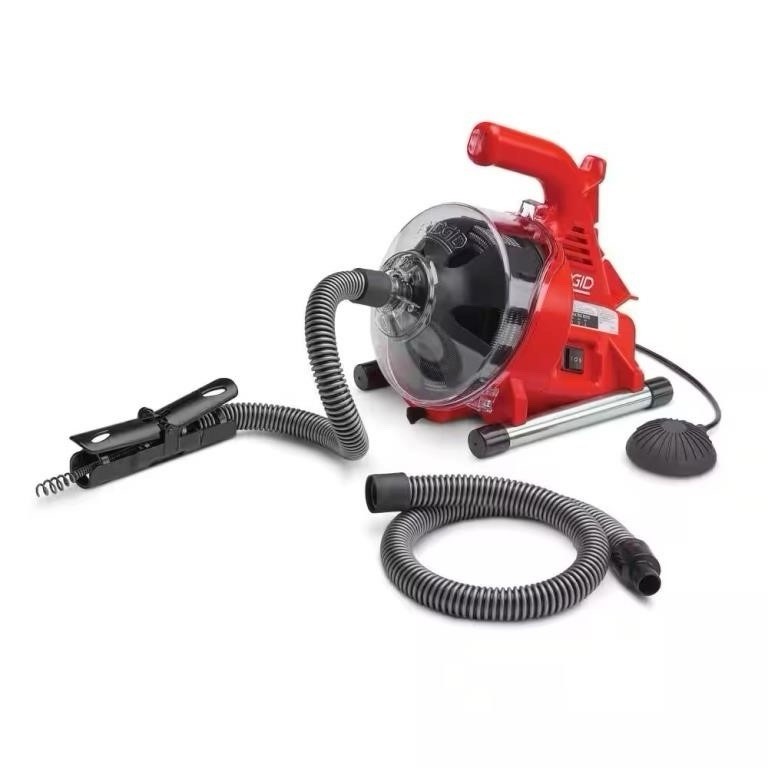 Ridgid 55808 Powerclear 120-Volt Drain Cleaning Snake Auger Machine