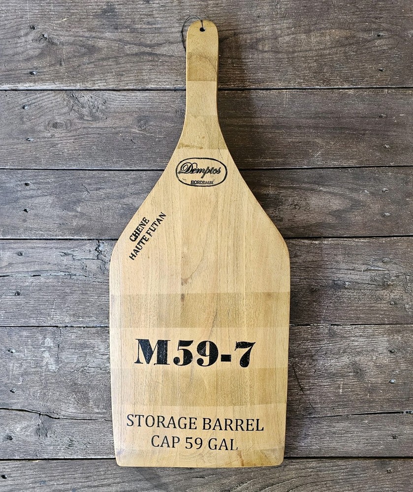 Wine Stave Server Bottle Shaped Wall Decor