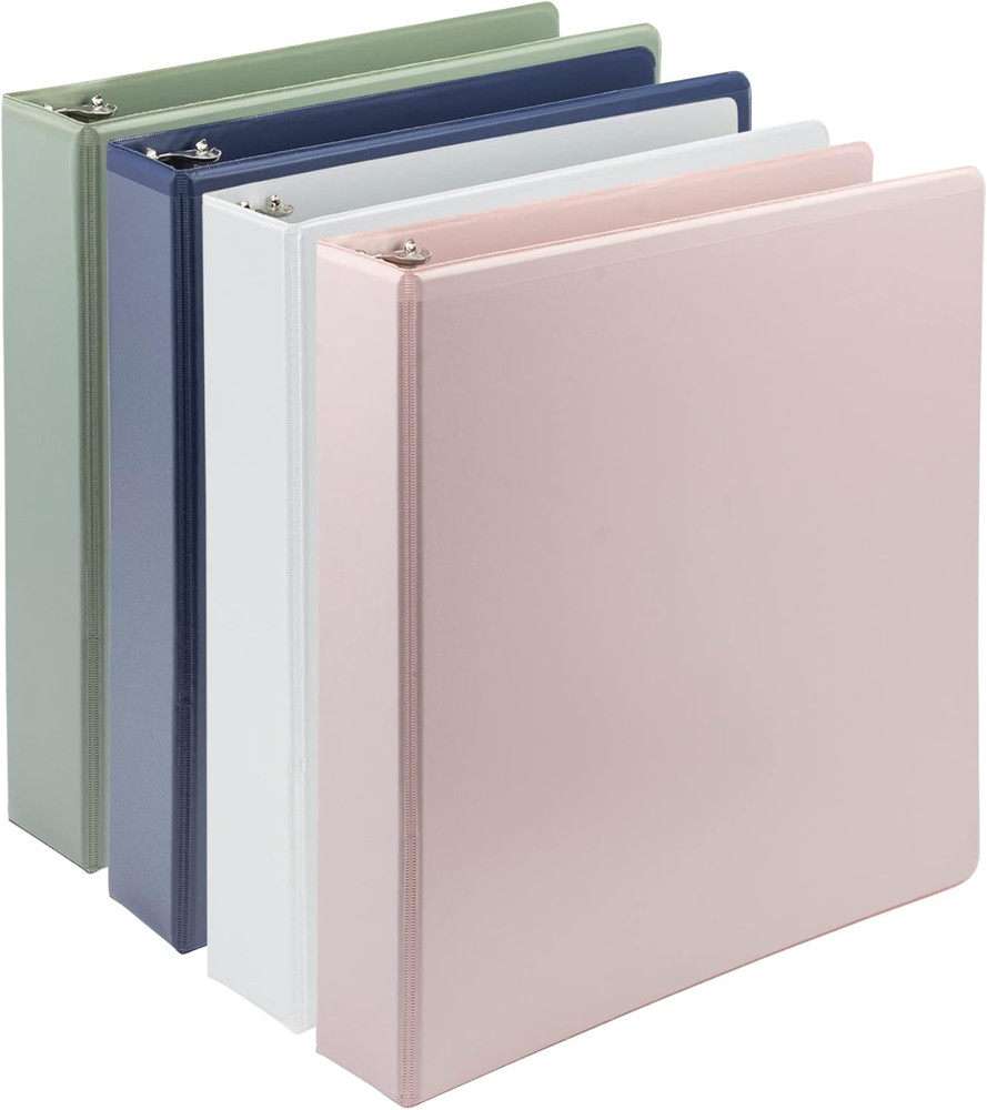 Plant-Based 1.5 Inch Durable D-Ring, View Binder, Eco-Friendly, USDA Certified B