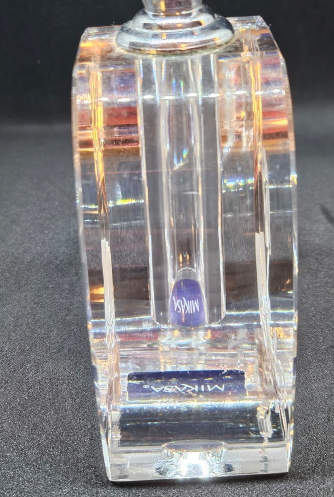 MIKASA Etched Crystal Perfume Bottle