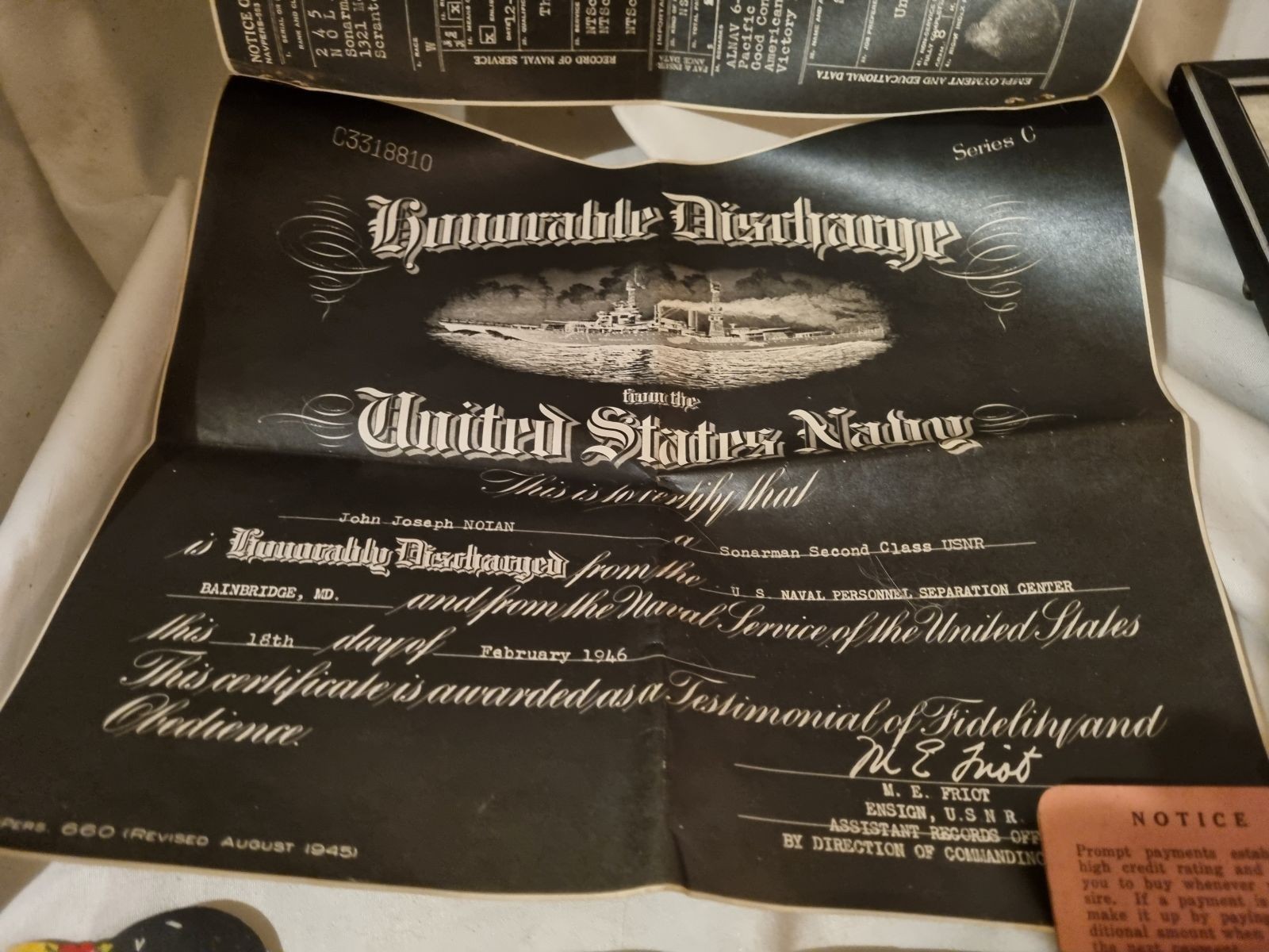 Antique Documents Deeds Letters Military Papers More