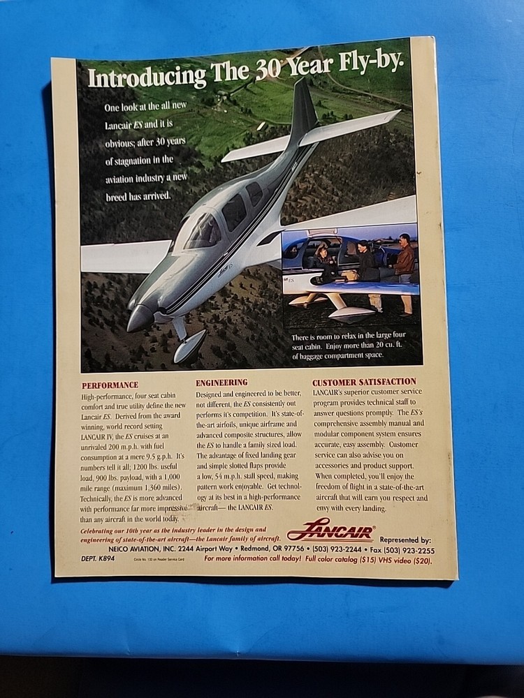 Kitplanes Magazine August 1994