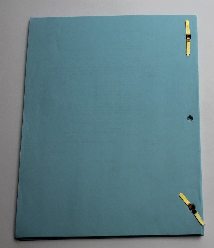THE WATCH / Ed Decter & John J. Strauss 2007 TV Script Unproduced Pilot