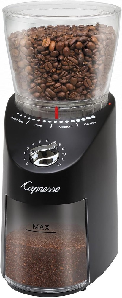 Infinity Plus Conical Burr Grinder - Black