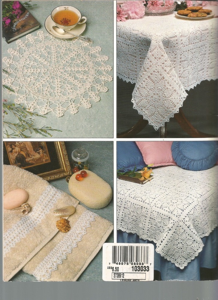 Complete Guide to Thread Crochet Patterns Snowflake Ornament Tablecloth K26