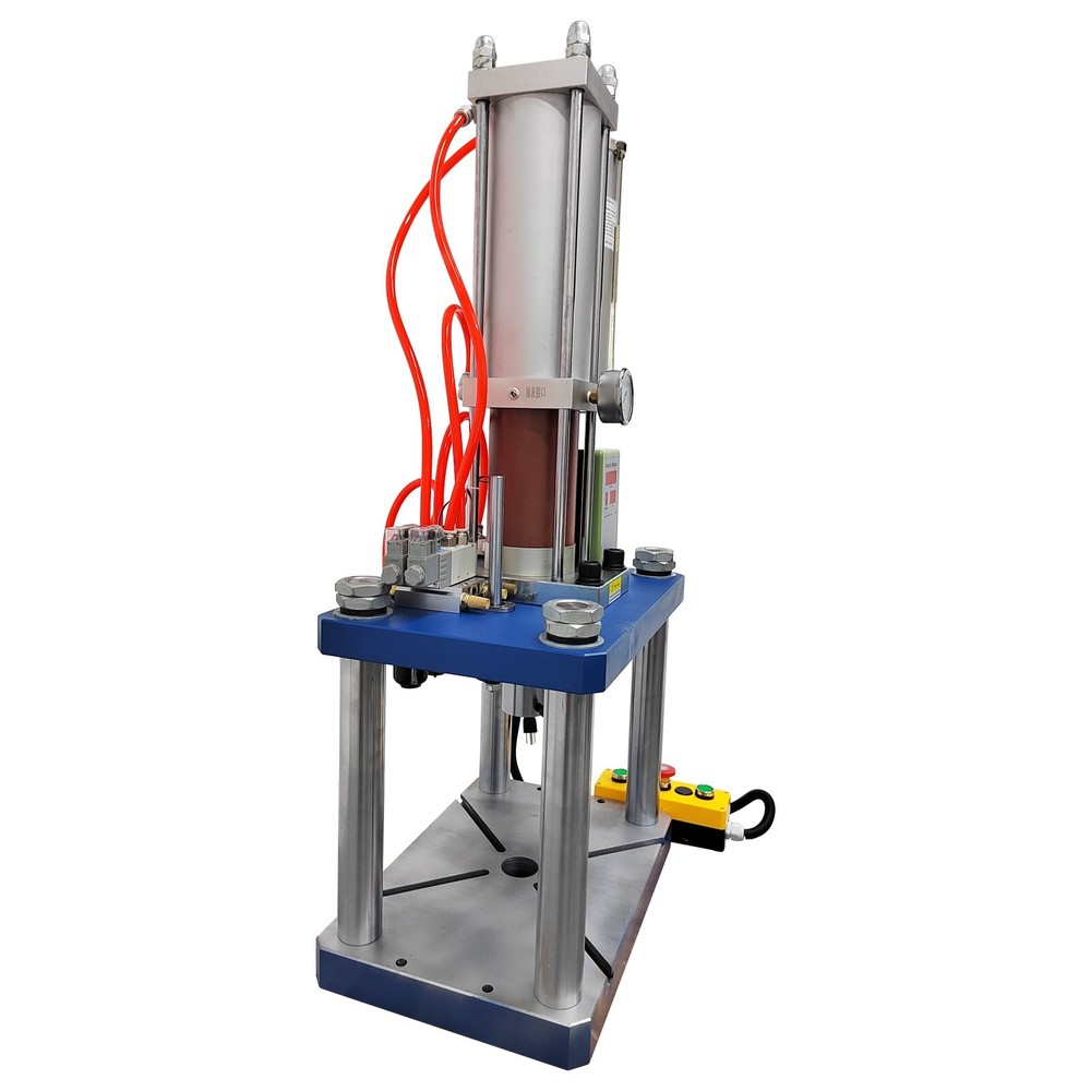 110V 8 Tons Pneumatic Punch Press Machine 17636Lbs with Controller 4 Columns