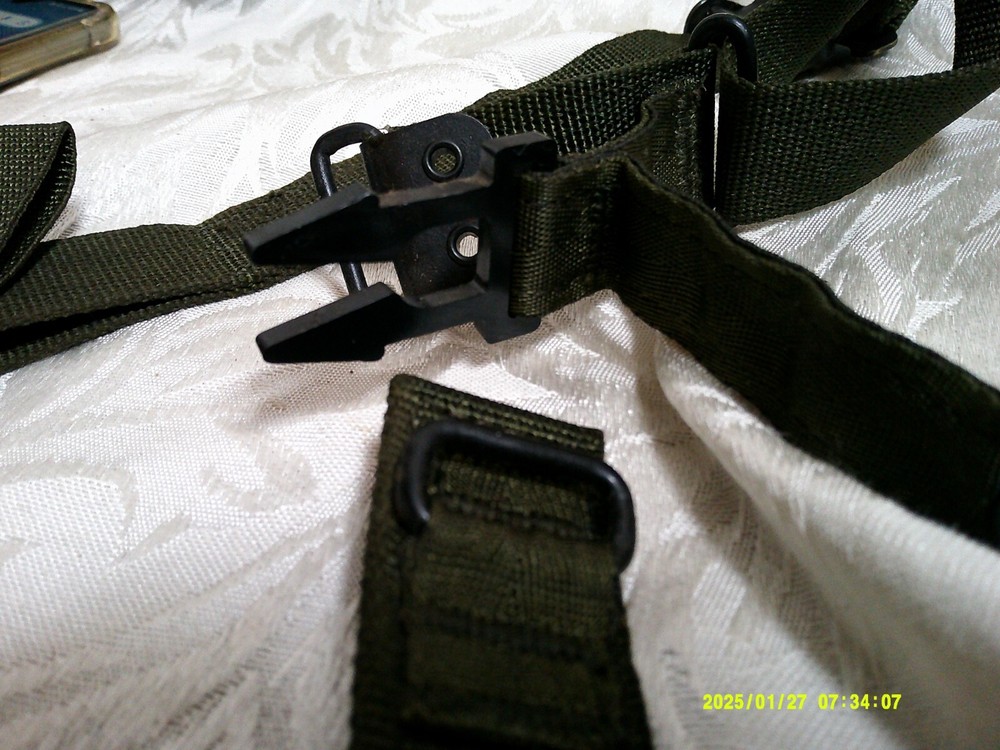 adjustable army chest straps with quick release
