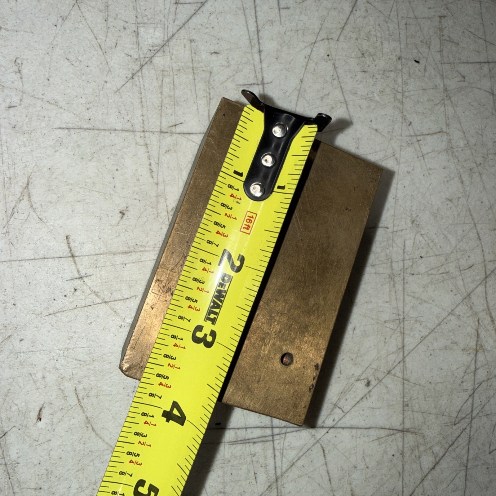 Vintage V-BLOCK 3 3/4” By 2 1/2” Made Of Solid Brass
