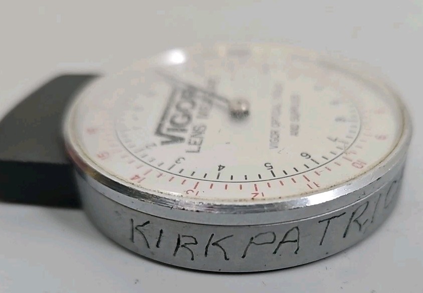 Vintage Vigor Lens Measure Optical Tool