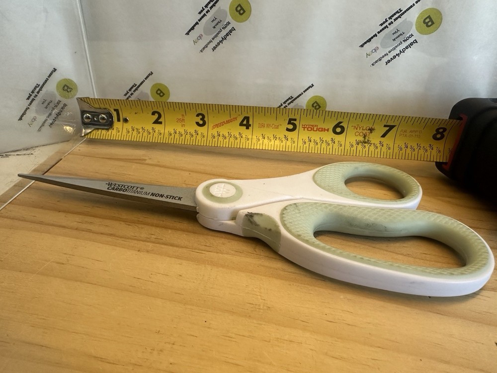 Westcott 8" CarboTitanium Non-Stick Scissors SHARP